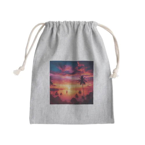 「美しい夕焼け」グッズ Mini Drawstring Bag