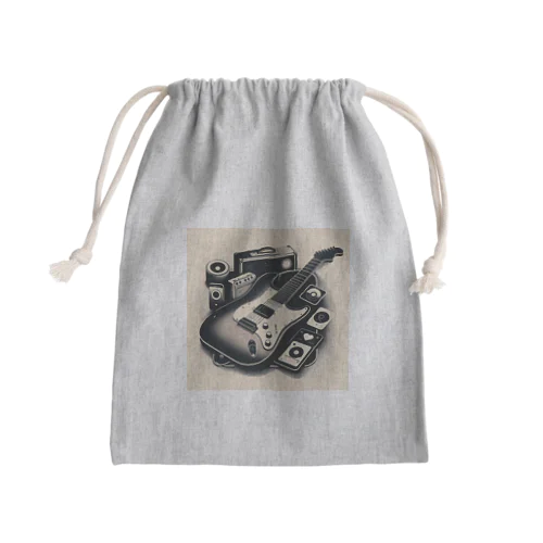 ギターノシラベ Mini Drawstring Bag