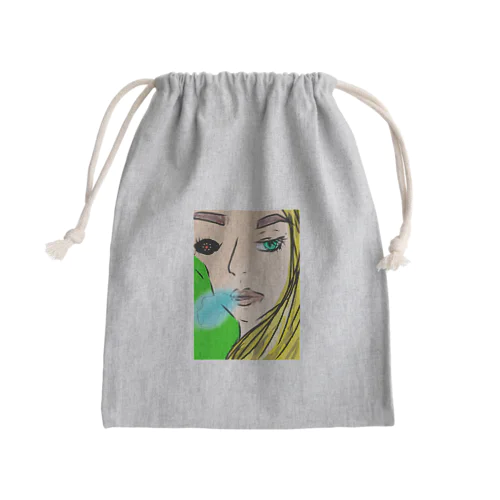 blonde Mini Drawstring Bag