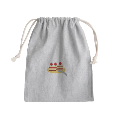 地層ケーキ(正断層) Mini Drawstring Bag