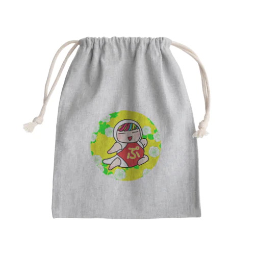 腹かけぷら王子 Mini Drawstring Bag