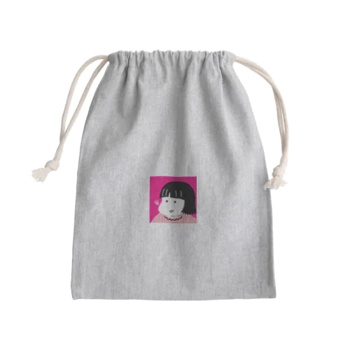 うむ Mini Drawstring Bag