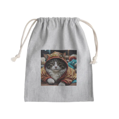 着ぐるみだニャン　猫 Mini Drawstring Bag