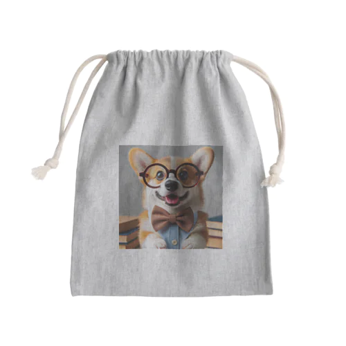 物知りシリーズ　コーギー犬 Mini Drawstring Bag