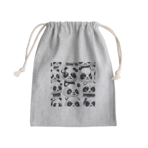 パンダ Mini Drawstring Bag