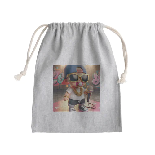 赤ちゃんラッパー Mini Drawstring Bag