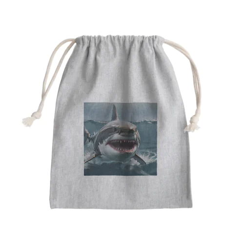 サメ Mini Drawstring Bag