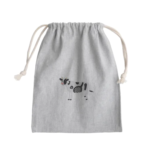 テニス柄のうし Mini Drawstring Bag