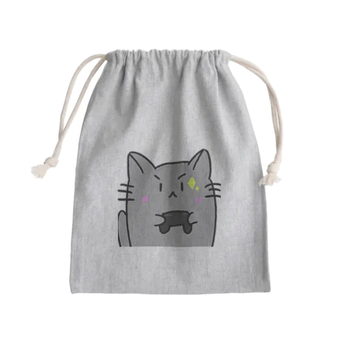 ゲーミングアニ猫 Mini Drawstring Bag