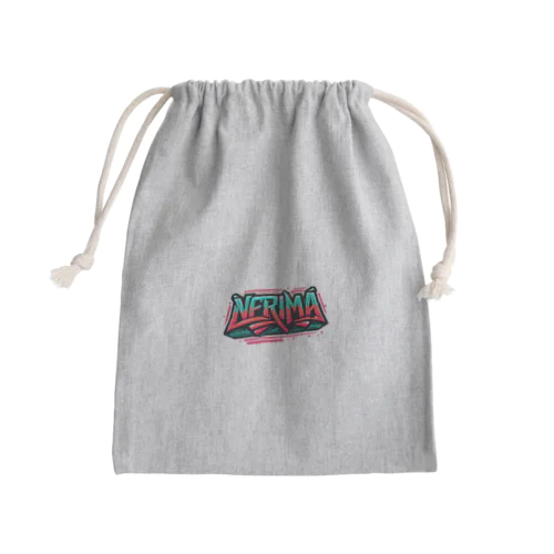 HipHopのグラフィティのロゴ「NERIMA(練馬)」 Mini Drawstring Bag