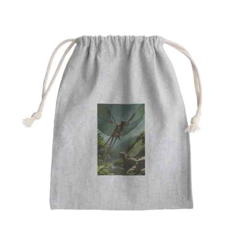 メガネウラ Mini Drawstring Bag