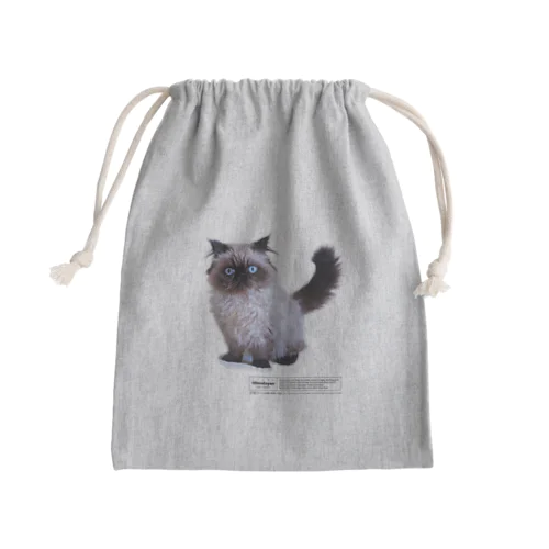 ヒマラヤン　猫　ばむせはシールポイント Mini Drawstring Bag
