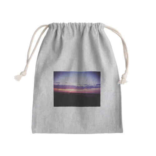 ピンクの蒼空 Mini Drawstring Bag