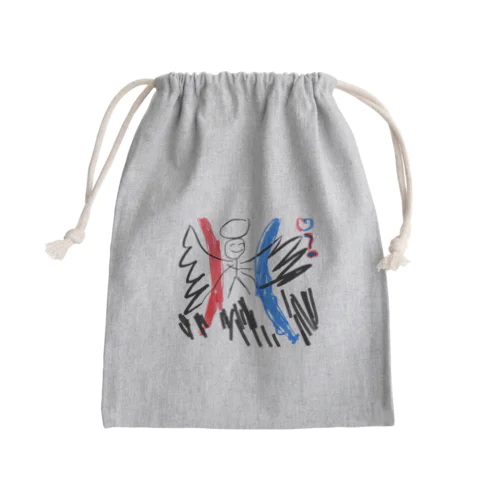 堕天使くん Mini Drawstring Bag