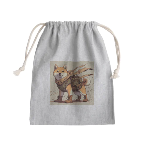 しばいぬハンタースタイル Mini Drawstring Bag