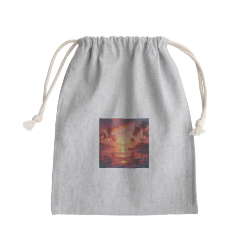 綺麗な夕焼け Mini Drawstring Bag