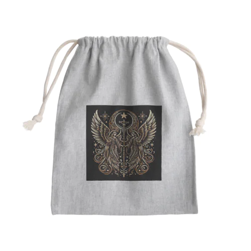 Angel009 Mini Drawstring Bag