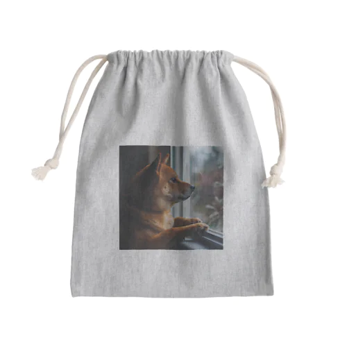 可愛い柴犬　1434 Mini Drawstring Bag