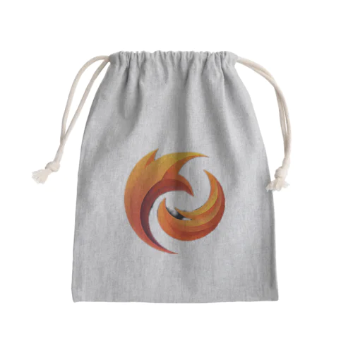 スタイリッシュ炎 Mini Drawstring Bag