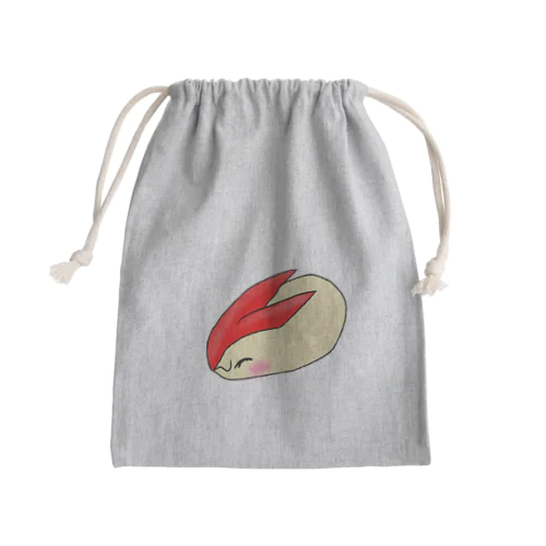 優しいうさぎリンゴちゃん Mini Drawstring Bag