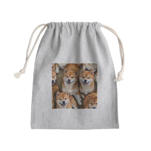 いつも一緒　柴犬 Mini Drawstring Bag