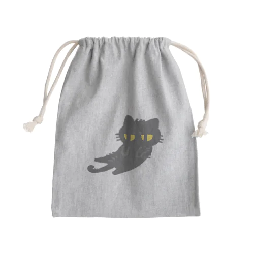 今日も曇り猫 Mini Drawstring Bag