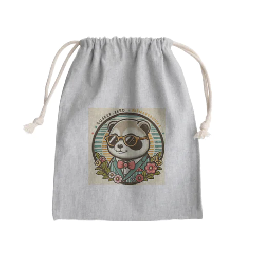 OSHARE RACCOON Mini Drawstring Bag