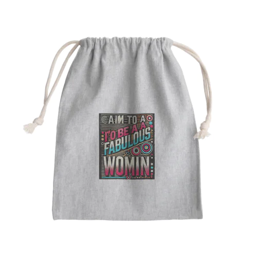 いい女グッツ Mini Drawstring Bag