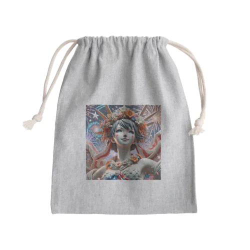 アメリカの輝き・パトリオティックシンボル Mini Drawstring Bag