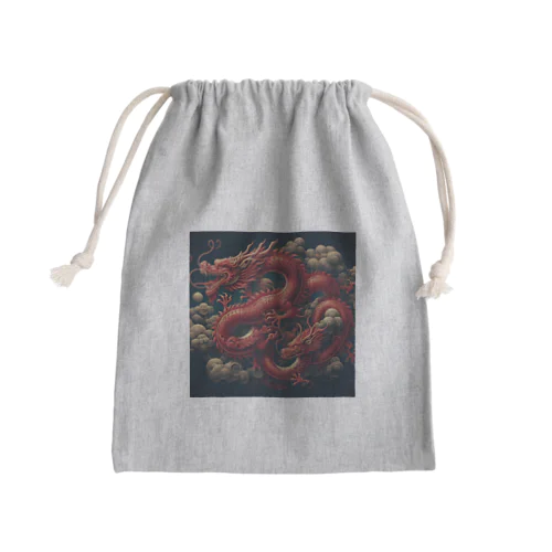 赤　紅　龍 Mini Drawstring Bag