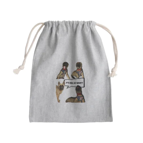 IT'S me. SO WHAT? Mini Drawstring Bag