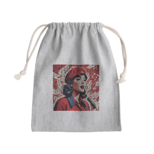 メロディアスな情熱 Mini Drawstring Bag