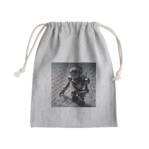 作曲ロボット Mini Drawstring Bag