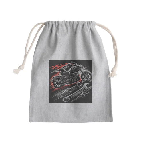 ワイルドライダー・メカニック ロゴ Mini Drawstring Bag