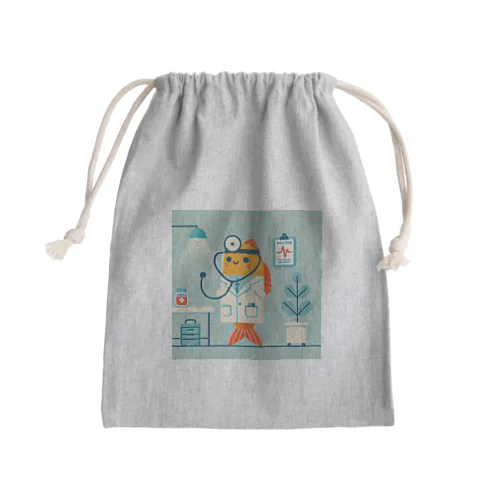 ドクターフィッシュ医師 Mini Drawstring Bag