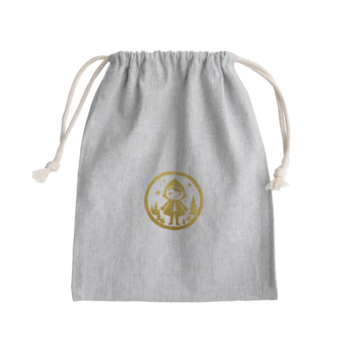 金箔　少女 Mini Drawstring Bag