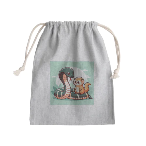 グースとコッピー Mini Drawstring Bag