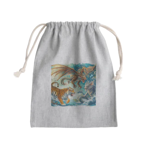 異世界の戦い Mini Drawstring Bag