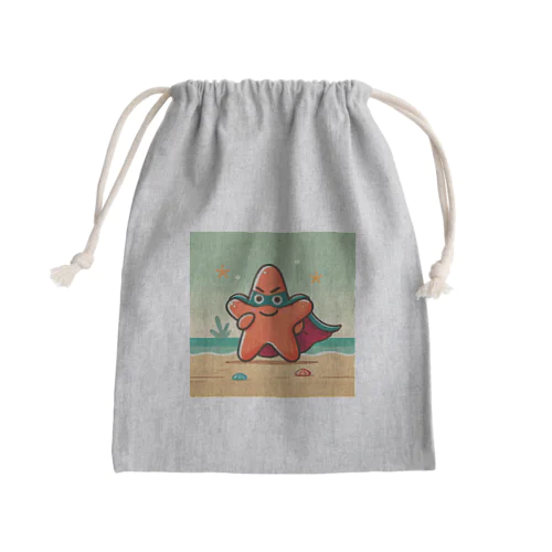 ヒトデヴィラン Mini Drawstring Bag