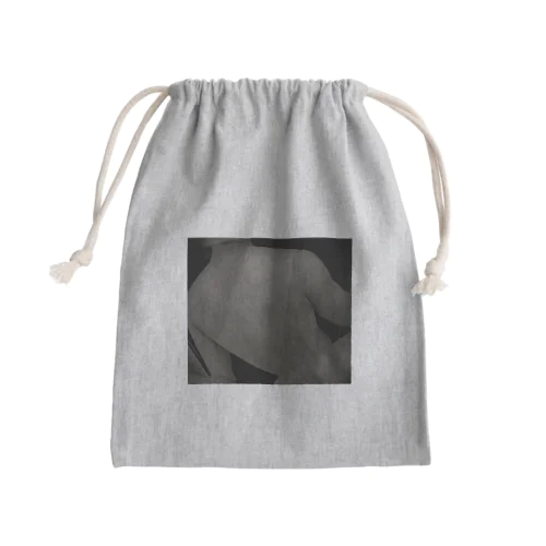 背中で語ろう Mini Drawstring Bag