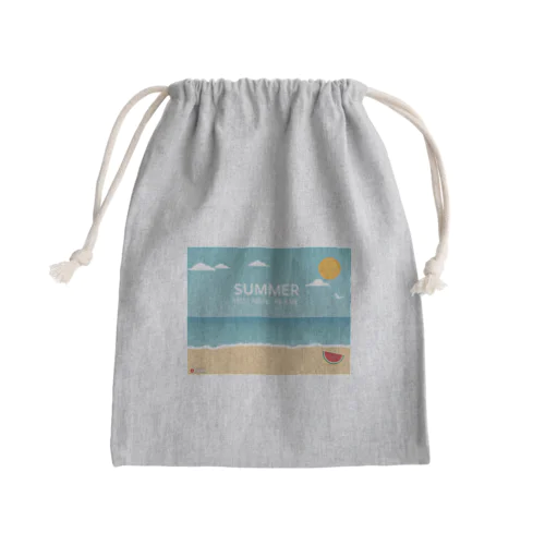 夏！Summer！ Mini Drawstring Bag