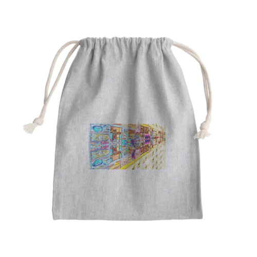 鏡面反射の坂道アート　Model「Vika_Glitter」 Mini Drawstring Bag