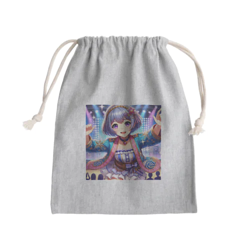 アイドルハナビのグリッターステージジャケット Mini Drawstring Bag
