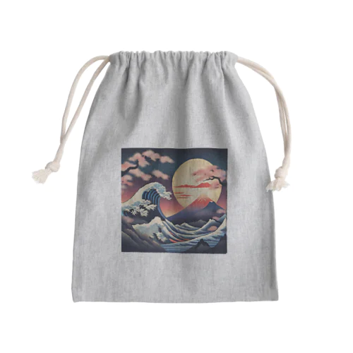 浮世絵 Mini Drawstring Bag