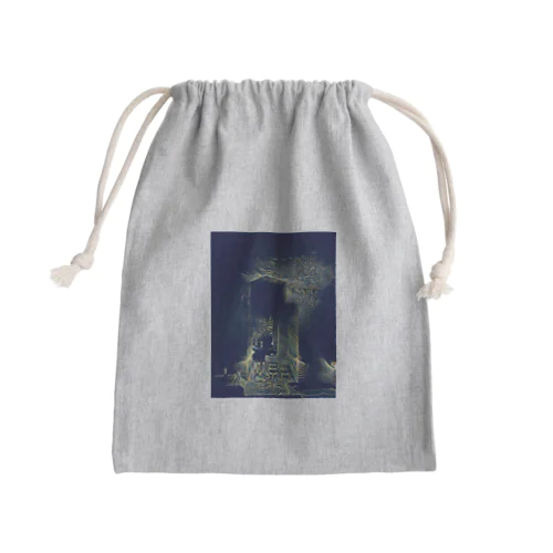 psychedelicな地下神殿 Mini Drawstring Bag