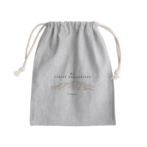 越後駒ヶ岳 Mini Drawstring Bag