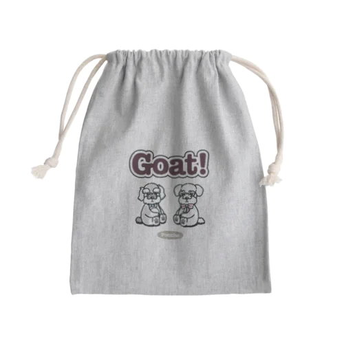 ルルララGoat! Mini Drawstring Bag