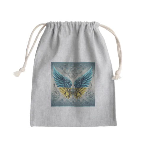 翼　ウクライナカラー　ルネサンス16世紀 Mini Drawstring Bag