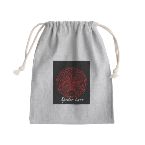 Spider Lace Mini Drawstring Bag