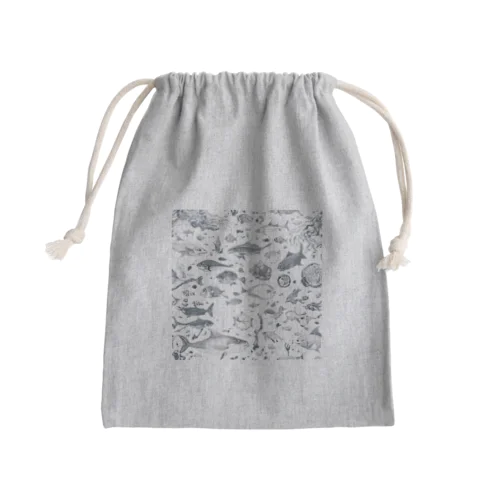 深海 Mini Drawstring Bag